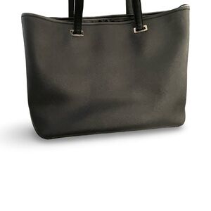Lo & Sons Seville Tote – Black Saffiano Leather